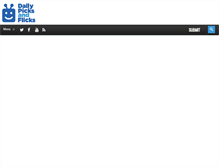 Tablet Screenshot of dailypicksandflicks.com